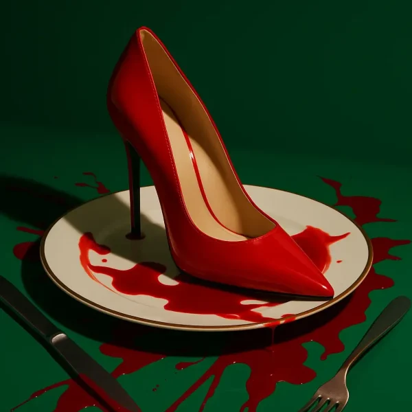 Tacones Charol Rojo 45